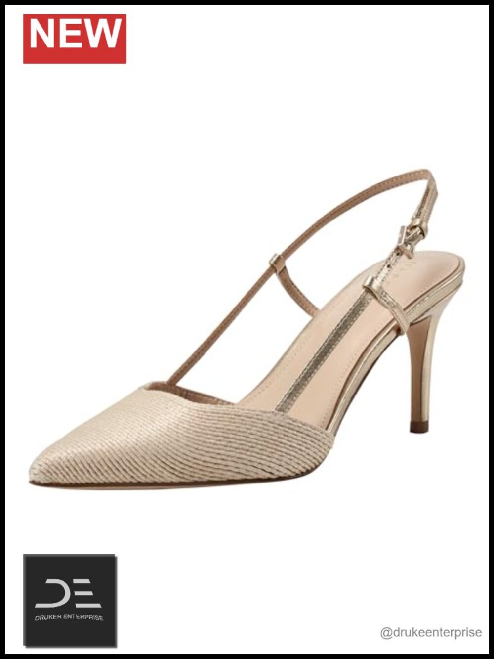 Faux Leather Pointed Toe Stiletto Heels Adjustable Ankle Strap Pumps